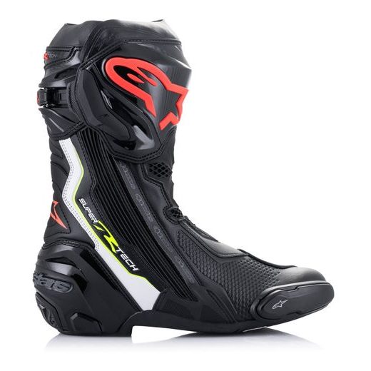 TOPÁNKY SUPERTECH R, ALPINESTARS (ČERNÁ/BÍLÁ/ČERVENÁ FLUO/ŽLUTÁ FLUO) 2025