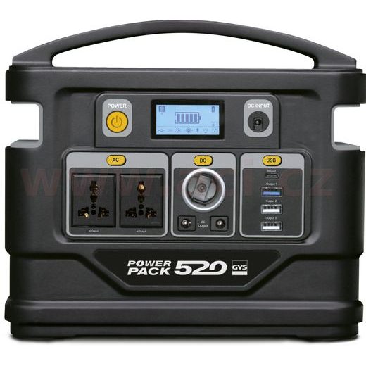 NABÍJECÍ STANICE S MĚNIČEM NAPĚTÍ 12/230 V GYS POWER PACK 520, 518 WH