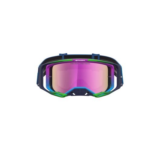 OKULIARE VISION 8 MAVEN, ALPINESTARS (MODRÁ/FIALOVÁ, ZRKADLOVÉ RUŽOVÉ PLEXI) 2027