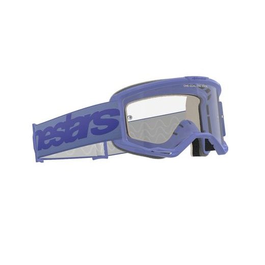 OKULIARE VISION 5 WORDMARK, ALPINESTARS (FIALOVÁ, ČÍRE PLEXI) 2025