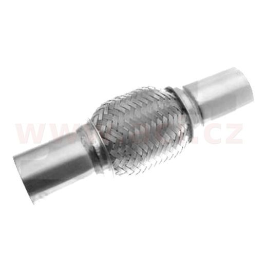 PRUŽNÝ ČLEN VÝFUKU PREMIUM, VNITŘ. PRŮMĚR 48 MM / DÉLKA PR. ČLENU 100 MM / CELKOVÁ DÉLKA 220 MM