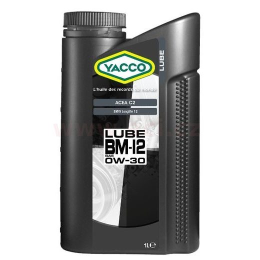YACCO MOTOROVÝ OLEJ PLNE SYNTETICKÝ LUBE BM-12 0W30 1L