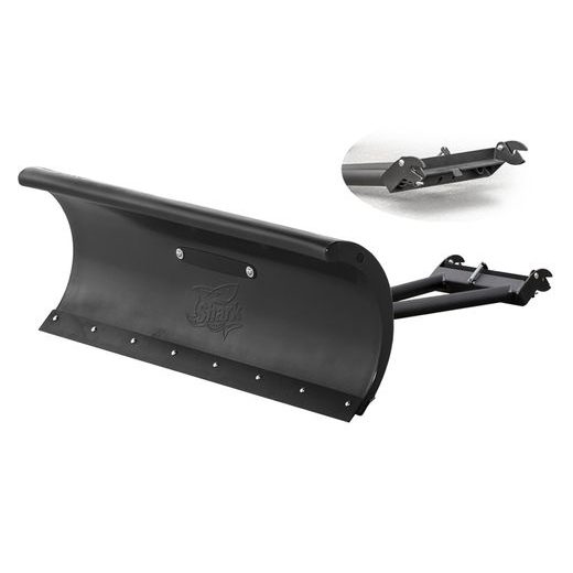 SHARK SNOW PLOW 52" DELUXE BLACK (132 CM) WITH QUICK ADAPTER