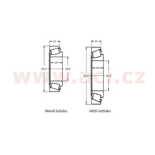 LOŽISKA KUŽEL. SADA PRO AL-KO 2050 (67048+11949+SIMERING) ORIGINÁL