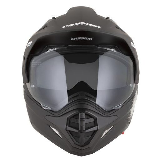 PRILBA TOUR 2.0 CREW, CASSIDA (ČIERNA MATNÁ/PÍSKOVÁ, PLEXI S PRÍPRAVOU PRE PINLOCK) 2026