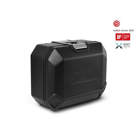 KOMPLETNÁ SADA 36L / 47L HLINÍKOVÝCH BOČNÝCH SKRÍŇ SHAD TERRA BLACK VRÁTANE MONTÁŽNEJ SADY SHAD DUCATI MULTISTRADA 1200 V4