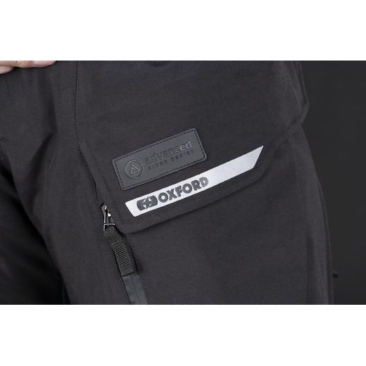 PREDĹŽENÉ NOHAVICE MONDIAL 2.0 DRY2DRY™, OXFORD ADVANCED (ČIERNE)