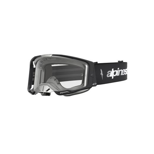 OKULIARE VISION 8 AMBER, ALPINESTARS (ČERNÁ/STŘÍBRNÁ, ČÍRE PLEXI) 2027