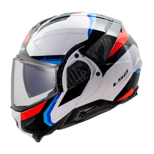 LS2 FF910 ADVANT II TRIPLE WHITE BLUE RED