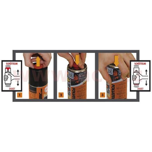 FOLIATEC DVOJZLOŽKOVÁ FARBA NA BRZDY V SPREJI ČIERNA 400 ML