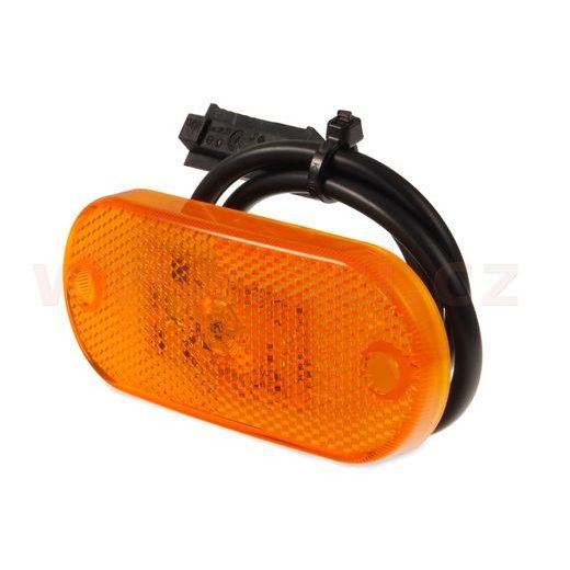 POZIČNÍ SVĚTLO LED SMLR 2002C, 12V, OVÁLNÉ ORANŽOVÉ (110X45 MM) S ODRAZKOU, SNAP-IN, JOKON (NĚMECKO) ORIGINÁL L=P