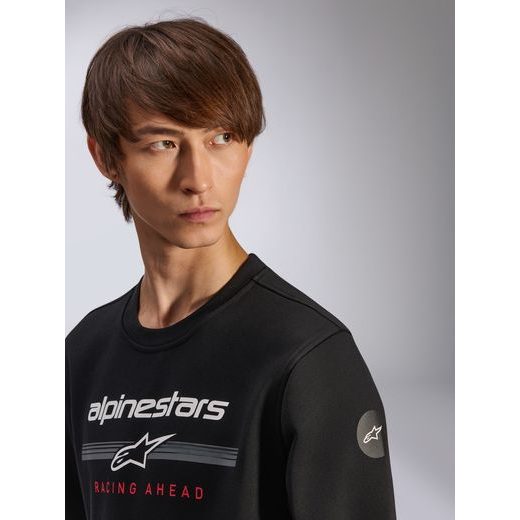 MIKINA BETTERN CREW, ALPINESTARS (ČIERNA)
