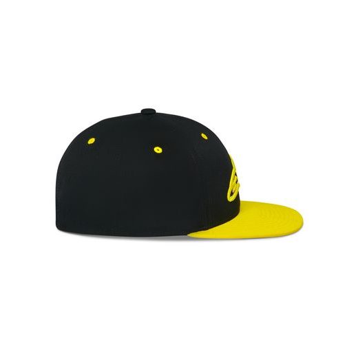ŠILTOVKA THICKNESS SNAPBACK, ALPINESTARS (ČERNÁ/ŽLUTÁ FLUO)