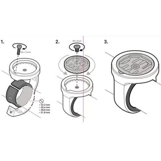 BEELINE MOTO II BAR CLAMP MOUNT DRŽIAK PRE NAVIGÁCIU MOTO II