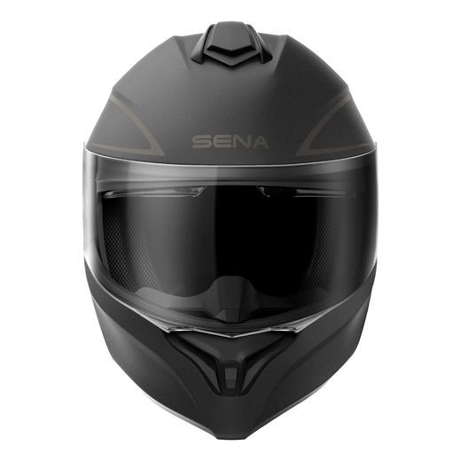 BLUETOOTH PRILBA S HEADSETEM OUTRUSH R, SENA (MATNÁ ČIERNA)