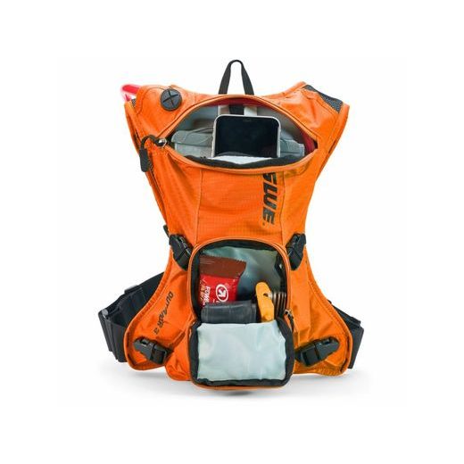 BATOH ENDURO OUTLANDER 3, USWE - ŠVÉDSKO (ORANŽOVÁ, OBJEM 3 L, HYDROBAG 1,5 L)
