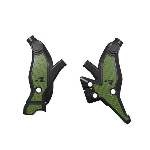 PROTEKTORY RÁMU YAMAHA TENERE, RTECH (ČIERNA, ZELENÁ NAVY)