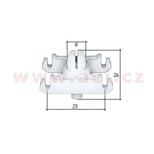 PLASTOVÁ PŘÍCHYTKA (5 KS)