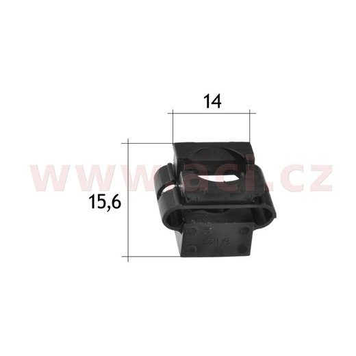 PLASTOVÁ PŘÍCHYTKA S VNITŘNÍM ZÁVITEM (SADA 10 KS)