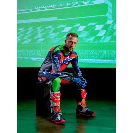 NOHAVICE SUPERTECH LIMITOVANÁ EDÍCIA RECORDS, ALPINESTARS (ŠEDÁ/MULTICOLOR) 2026