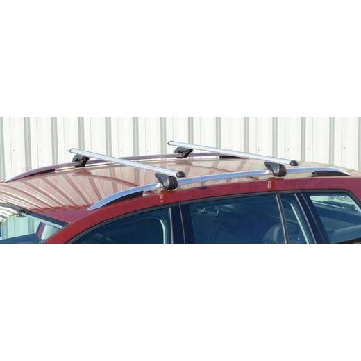 STŘEŠNÍ NOSIČ ZAMYKACÍ HLINÍKOVÝ 135 CM, MAX PRŮŘEZ NOSIČE 45X74 MM, SADA 2 KS, PRO VOZIDLA S PODÉLNÝMI NOSIČI, ALU-PRO