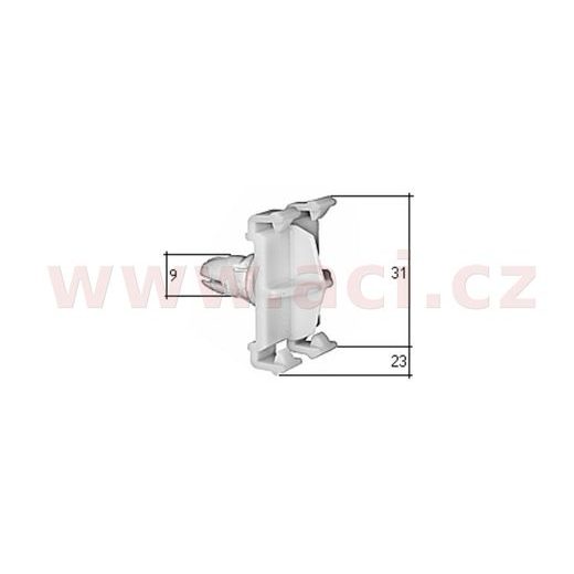 PLASTOVÁ PŘÍCHYTKA (SADA 5 KS)