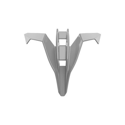 KRYT BRADOVÉ VENTILÁCIA PRE PRILBU TWIST 3, AIROH (ŠEDÝ LESKLÝ)