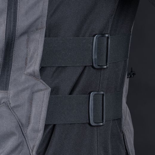 BUNDA ROCKLAND DRY2DRY™, OXFORD ADVANCED (ŠEDÁ/ČERNÁ/ČERVENÁ)