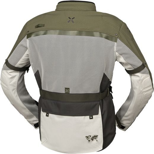 BUNDA IXS VENTURE-BIG AIR 1.0 X2-061425 LIGHT GREY-OLIVE 6XL