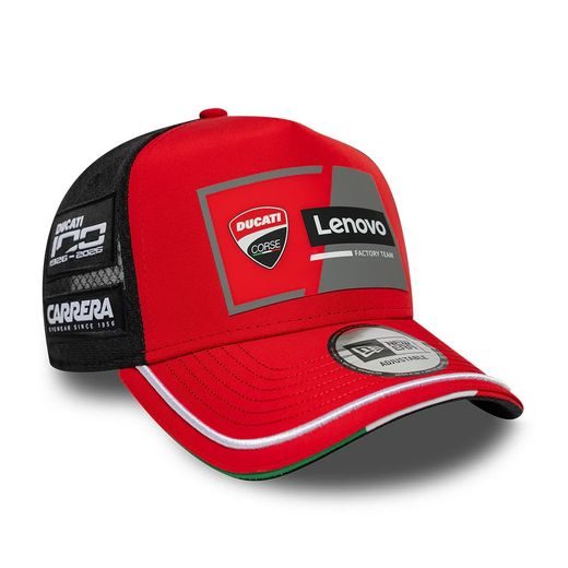 ŠILTOVKA NEW ERA DUCATI LENOVO (ČIERNA, ČERVENÁ)