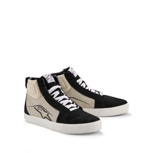 TOPÁNKY RIDE-63 LEATHER, ALPINESTARS (ČERNÁ/SVĚTLE ŠEDÁ/BÍLÁ) 2026
