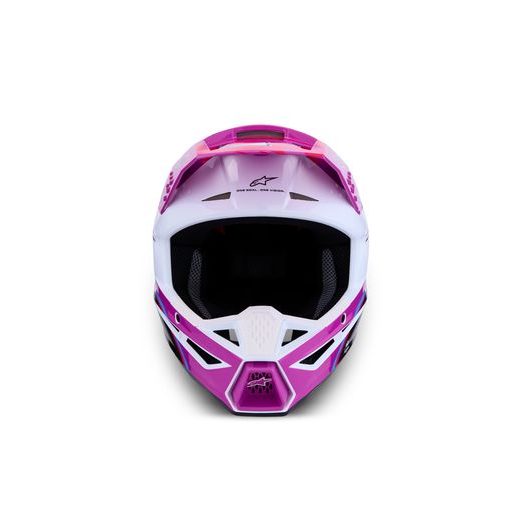 PRILBA S-M3 FALCON, ALPINESTARS (FIALOVÁ/BÍLÁ/ČERNÁ/RŮŽOVÁ FLUO) 2027