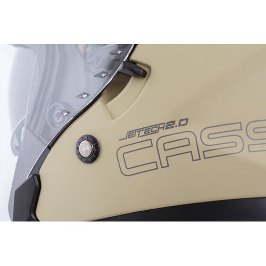 PRILBA JET TECH 2.0 SOLID, CASSIDA (PIESKOVÁ MATNÁ/ČERNÁ/ŠEDÁ) 2026