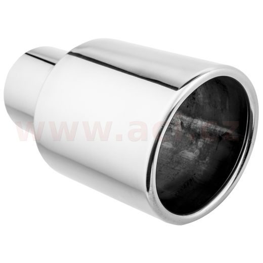 KONCOVKA VÝFUKU NEREZOVÁ OVÁLNÁ, VNITŘNÍ PRŮMĚR 52 MM, PRŮMĚR KONCOVKY 84X70 MM, DÉLKA 178 MM FENNO