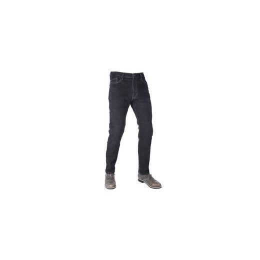 PREDĹŽENÉ NOHAVICE ORIGINAL APPROVED JEANS SLIM FIT, OXFORD, PÁNSKE (ČIERNA)