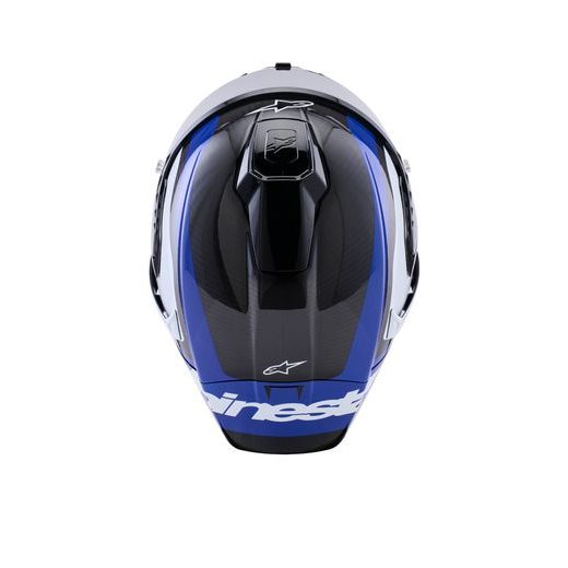 PRILBA SUPERTECH R10 ARIUS, ALPINESTARS (KARBON/MODRÁ/BÍLÁ) 2026