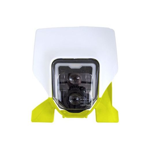 PREDNÉ MASKA VR. LED SVETLÁ HUSQVARNA, RTECH (BÍLO-ŽLUTÁ)