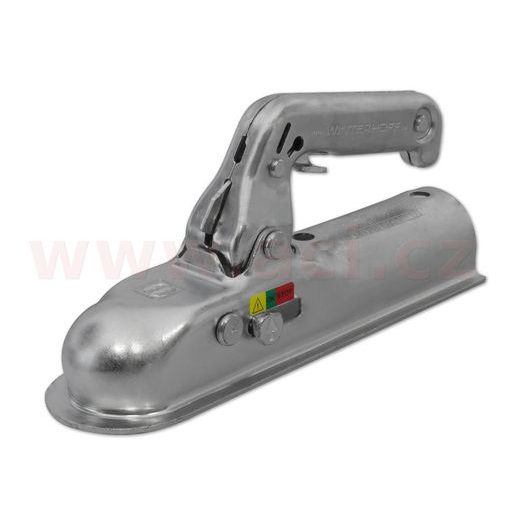 TAŽNÁ SPOJKA WINTERHOFF 8-A, NA TYČ PRŮMĚR 50 MM, 800 KG PRO NEBRŽDĚNÉ PŘÍVĚSY ORIGINÁL