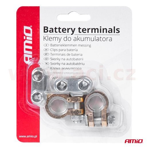 UNIVERZÁLNÍ BATERIOVÉ SVORKY 17.5 MM + A 15.9 MM - (SADA 2 KS)