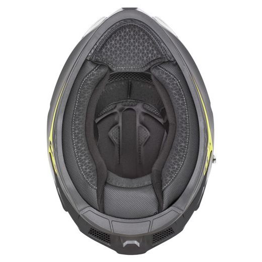 PRILBA K40, ZED (ČIERNA MATNÁ/ŽLUTÁ FLUO) 2026