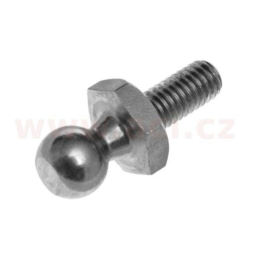 KULOVÝ ČEP PLYNOVÉ VZPĚRY (PRŮMĚR ČEPU 10 MM, VÝŠKA 12 MM, ZÁVIT M6, DÉLKA ZÁVITU 13 MM)