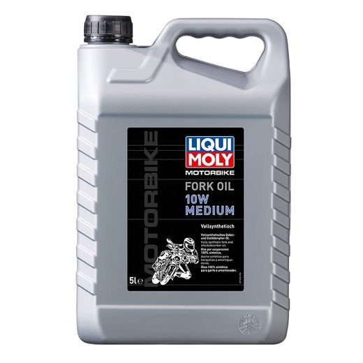 LIQUI MOLY MOTORBIKE FORK OIL 10W MEDIUM - OLEJ DO TLMIČOV PRE MOTOCYKLE - STREDNÁ 5 L