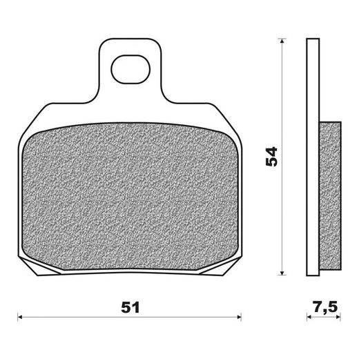 BRZDOVÉ DOŠTIČKY, NEWFREN (ZMES ROAD TOURING ORGANIC) 2 KS V BALENIE