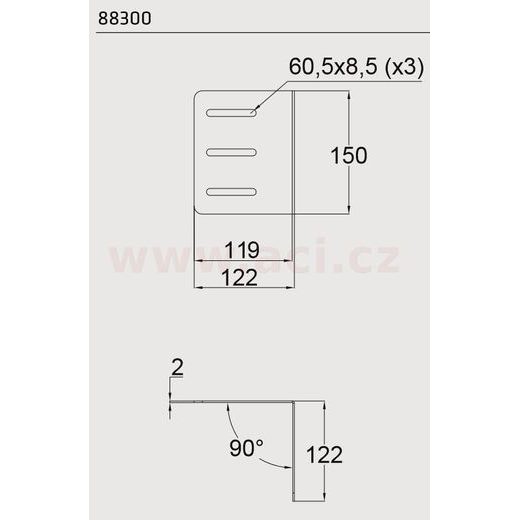 DRŽÁK BOXU BLACKIT NA JEKLOVOU OJ (SADA PRO 1 BOX) ORIGINÁL
