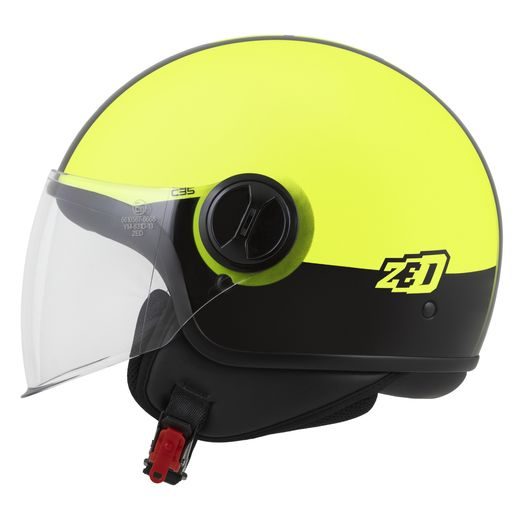 PRILBA C35, ZED (ŽLTÁ FLUO/ČERNÁ) 2026