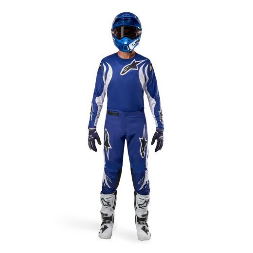 NOHAVICE FLUID LUCENT, ALPINESTARS (MODRÁ/BÍLÁ/ČERNÁ) 2024