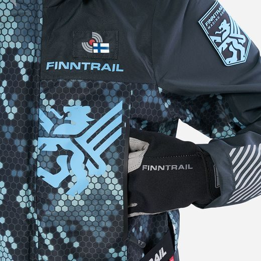 FINNTRAIL JACKET RACHEL LADY CAMOGREY