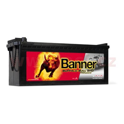 225AH BATERIE, 1150A, LEVÁ BANNER BUFFALO BULL SHD PROFESSIONAL 517X273X212(240)