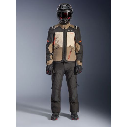 BUNDA ANDES V4 DRYSTAR, ALPINESTARS (KRÉMOVÁ/SVĚTLE HNĚDÁ/ČERNÁ/ORANŽOVÁ FLUO) 2026