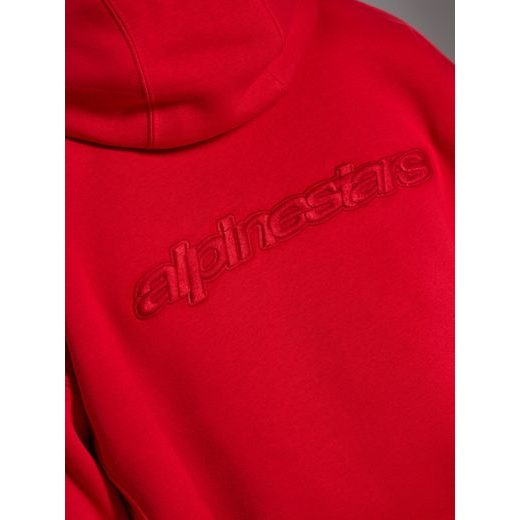 MIKINA EMERGENT OVERSIZED HOODIE, ALPINESTARS (ČERVENÁ)